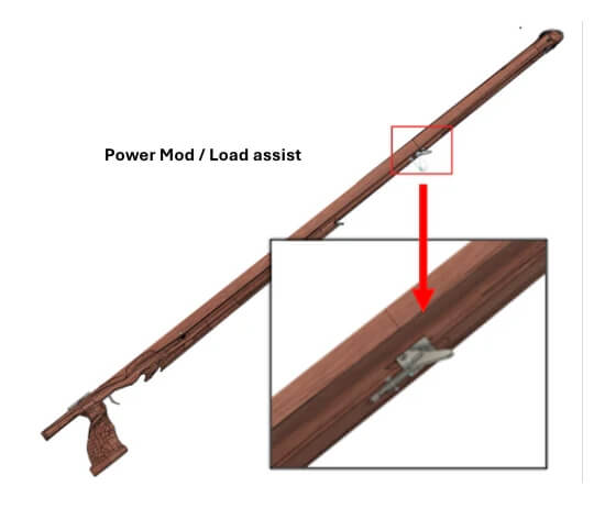 Puška za podvodni ribolov SPIKE Evolve 100 Teak Coastal Strike - slika 6