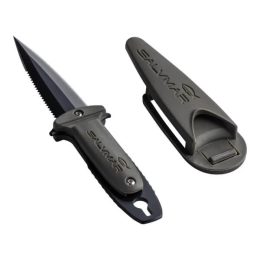 Potapljaški nož Salvimar Atlantis Acid Black Black Blade